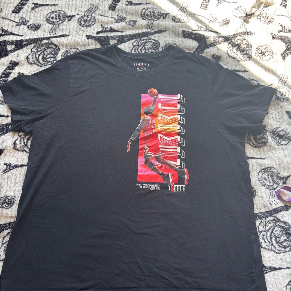 Mens Air Jordan Legacy AJ11 Bred T Shirt Size XXL Photo Tee Michael Jordan